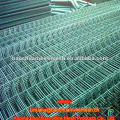 Green PVC coated cheap fence panel